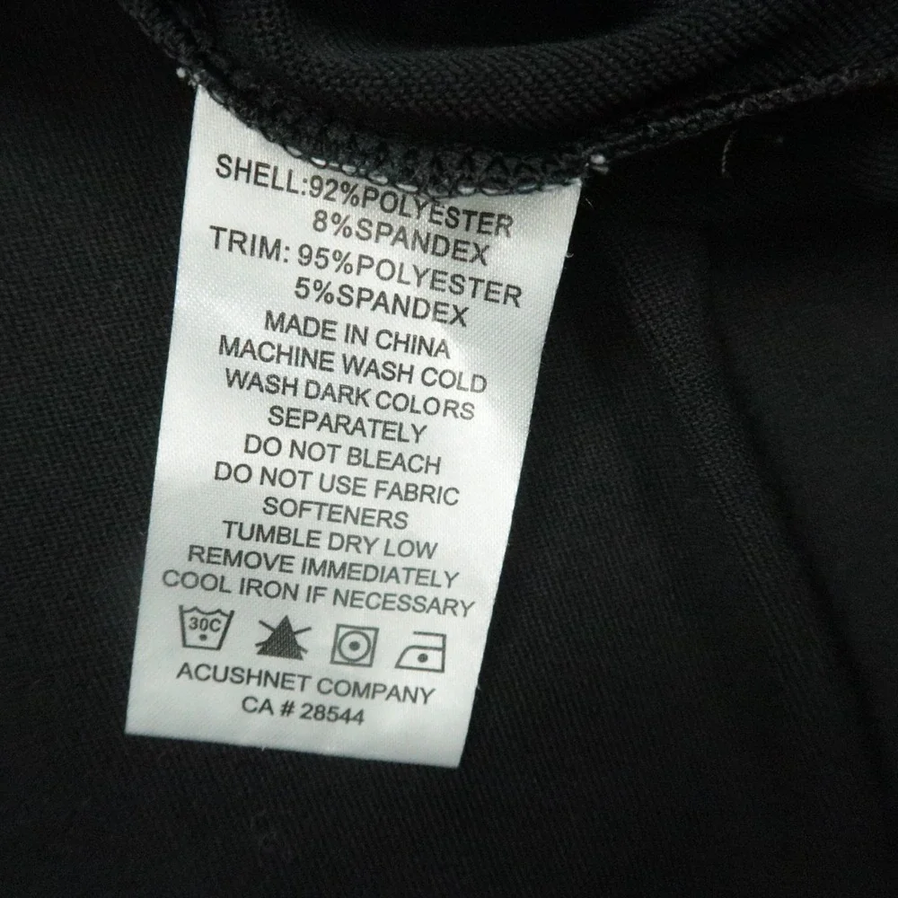 FootJoy Pullover Mens XXL Black Mock Neck Golf Performance Long Sleeve 2XL